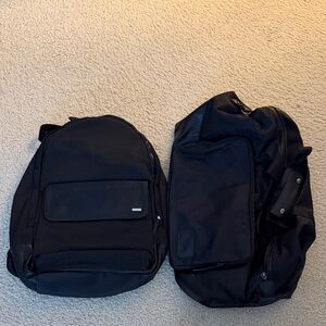 Stylish Black Men's Backpack + travel bag